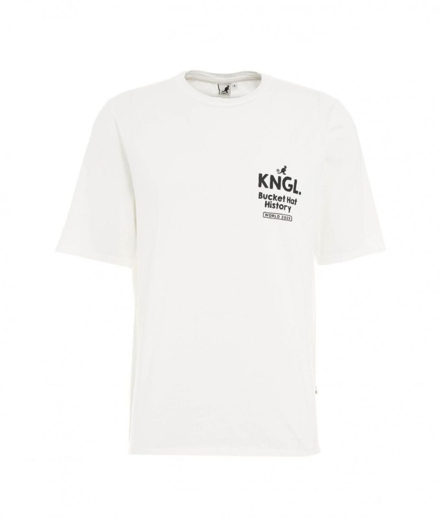 Kangol T-Shirt Bucket Bianco Best