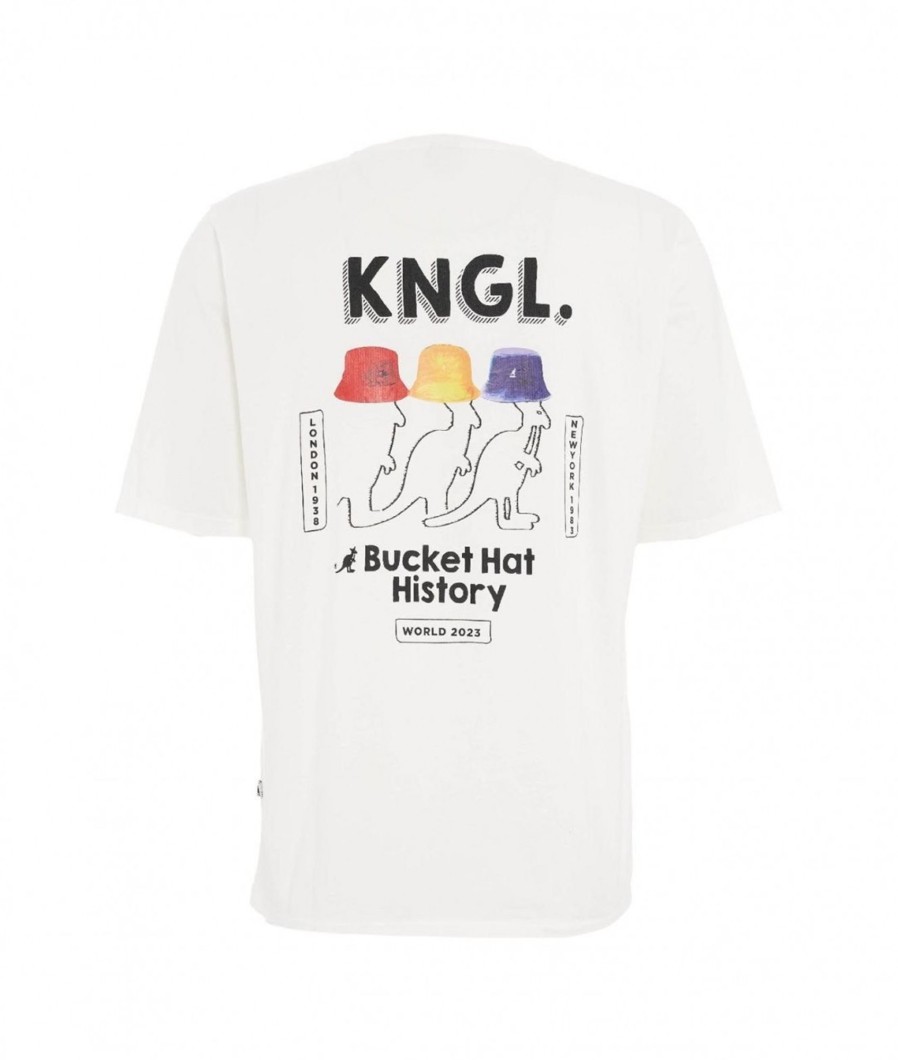 Kangol T-Shirt Bucket Bianco Best