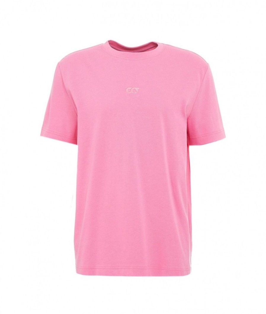 Alpha Tauri T-Shirt Con Logo Pink Wholesale