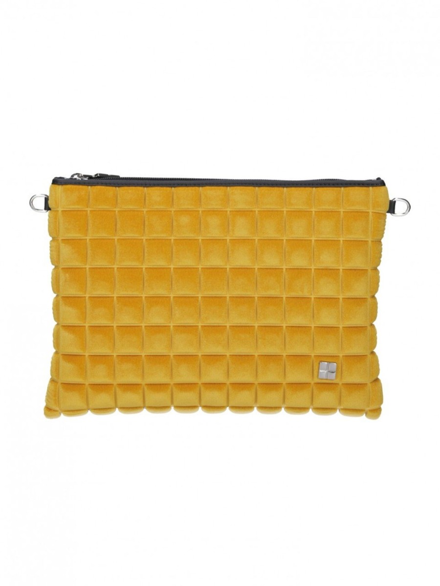 Bprime Clutch In Neoprene Con Tracolla Mirra New