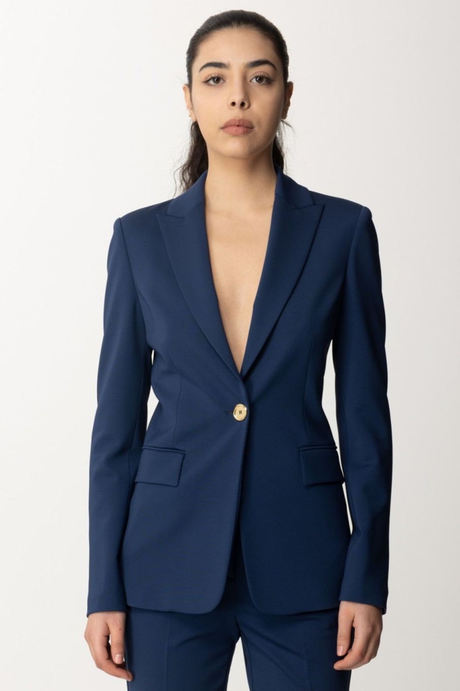 Pinko Laser Tailleur Blu Cerimonia Clearance