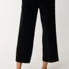 Alessia Santi Pantaloni Crop Nero Diamante Online