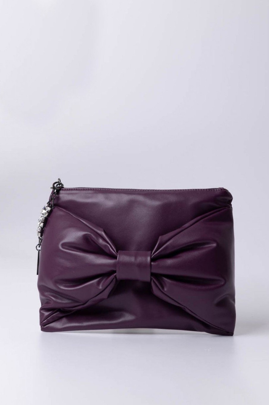 Twin-Set Pochette Con Fiocco Prism Violet Clearance