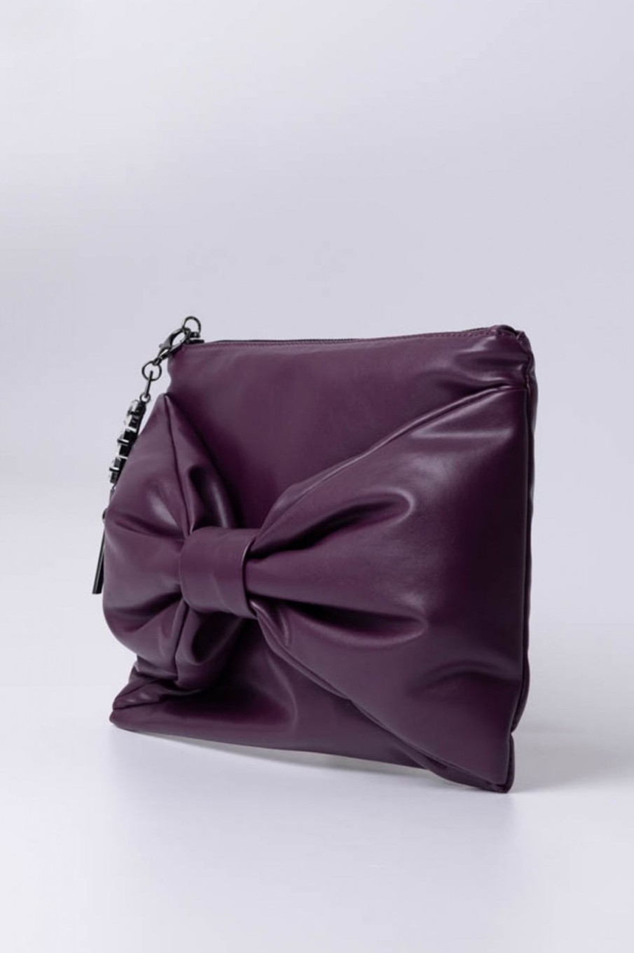 Twin-Set Pochette Con Fiocco Prism Violet Clearance