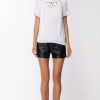 Michael Kors Tshirt Con Scollo A Incrocio Bianco Online