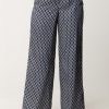 Guess Pantaloni Sartoriali Stampati Monogram Secret New