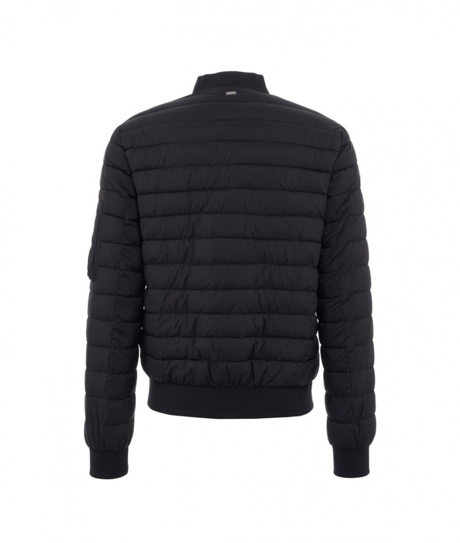 Herno Bomber In Eco Daune Schwarz New