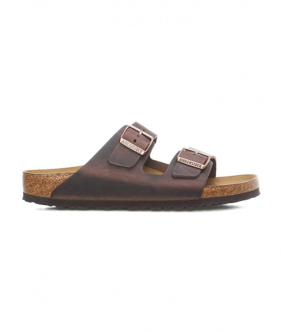 Birkenstock Sandalo Arizona Marrone Scuro Hot