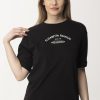 Elisabetta Franchi T-Shirt Con Stampa Reserved Nero Clearance