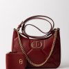 Twin-Set Borsa A Tracolla Trapuntata Con Catena Rosso Ardente Wholesale