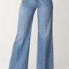 Twin-Set Jeans Flare Con Bottoni Ai Fianchi Denim Medio Wholesale