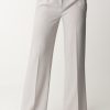 Elisabetta Franchi Pantaloni Con Charm Logo Perla Clearance