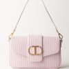 Twin-Set Borsa Amie In Rafia Pastel Pink Clearance