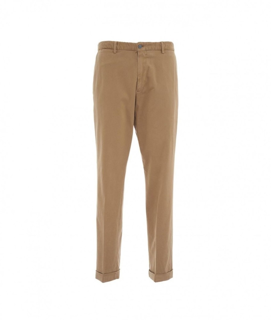 Briglia Chino Con Orlo Ribaltato Cammello New