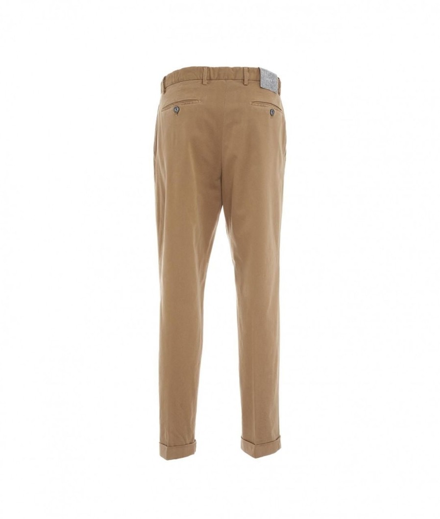 Briglia Chino Con Orlo Ribaltato Cammello New