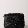 Pinko Borsa Love Puff Mini Con Trapuntatura Obliqua Nero Limousine Block Color Wholesale