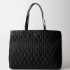 Elisabetta Franchi Shopper Grande Motivo Rombi Nero Best