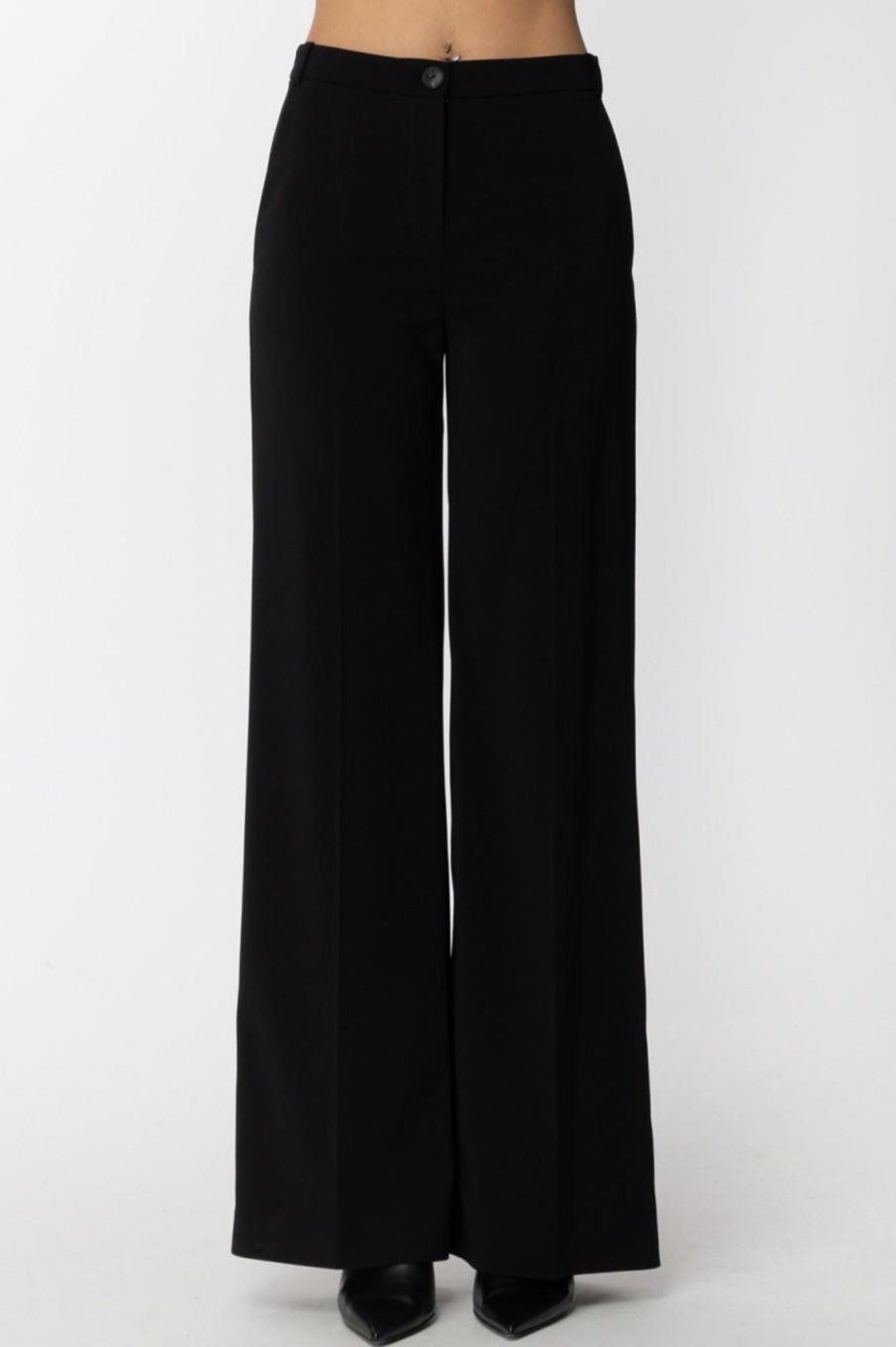 Patrizia Pepe Pantaloni/Trousers Nero Wholesale