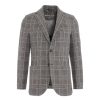 Circolo 1901 Blazer Monopetto In Glen Check Nero Wholesale