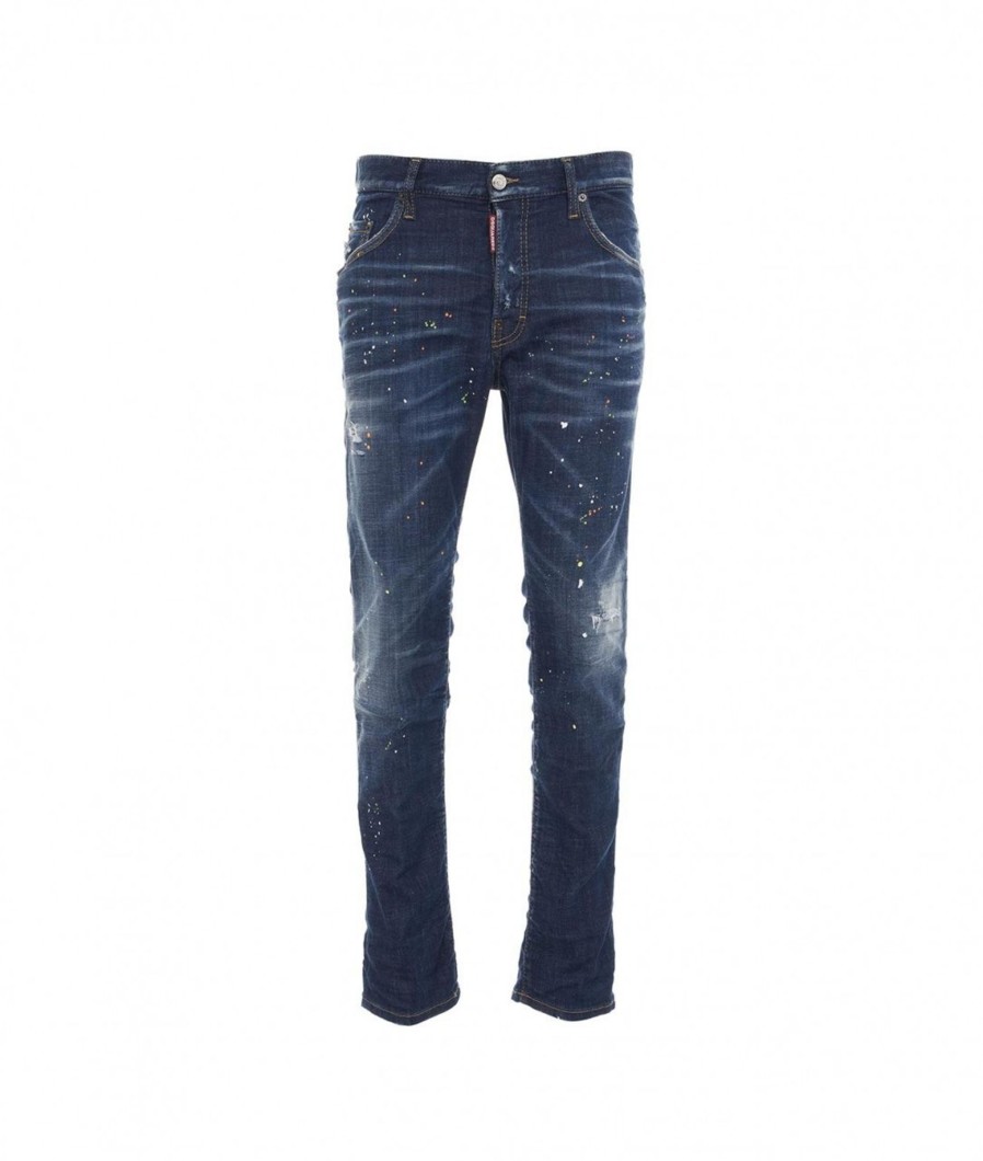 Dsquared2 Jeans Skater Blu New