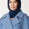 MONTEREGGI Cappello Balaclava In Maglia Celeste New