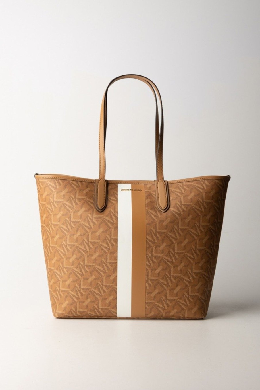 Michael Kors Tote Bag Con Stampa Logo Pale Peanut Online