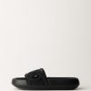 Michael Kors Sandali Low Platform Con Logo In Strass Black New
