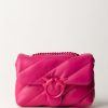 Pinko Borsa Mini Con Trapuntatura Obliqua Pink Pinko-Block Color New