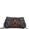 Just Cavalli Borsa A Spalla Piccola Trapuntata Con Logo Black Clearance