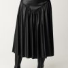 Aniye By Gonna Midi Biba In Ecopelle Nero Online