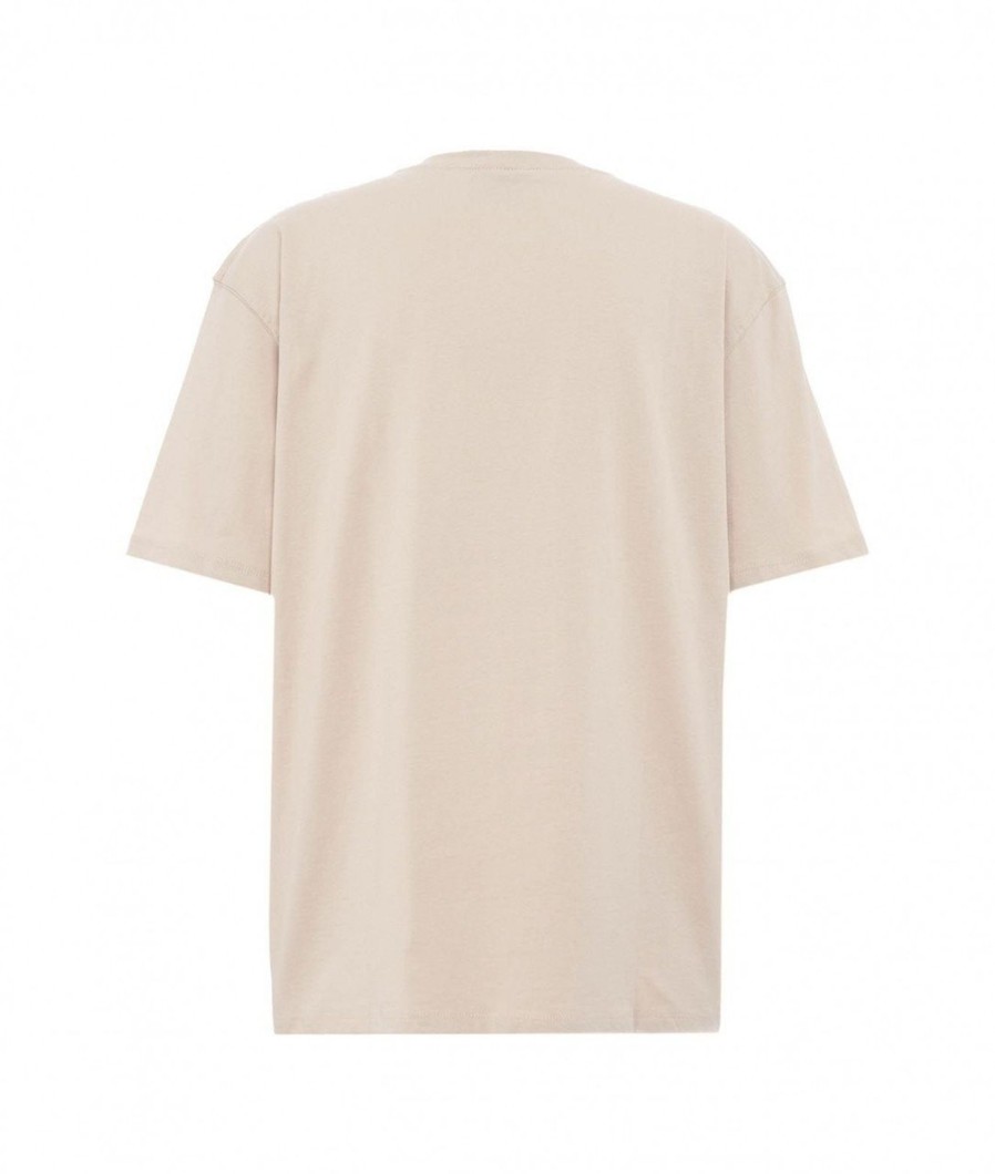 Disclaimer T-Shirt Beige Wholesale