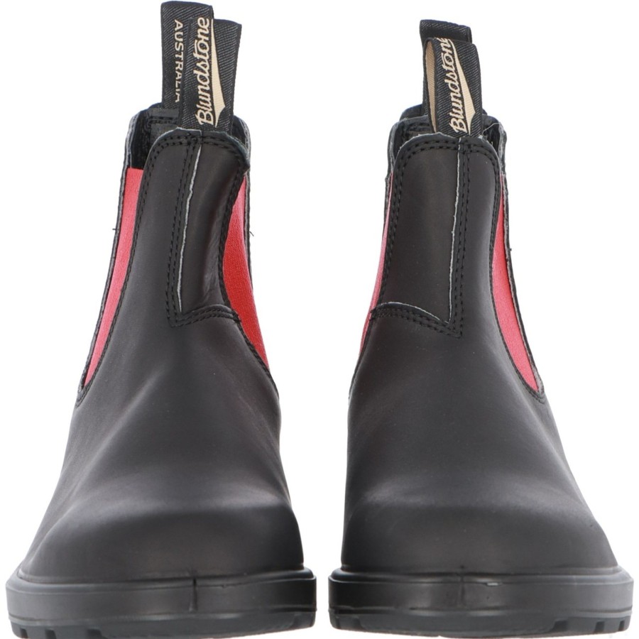 Blundstone Scarpa Blundstone Uomo Australian Waterproof Leather Black Red Best