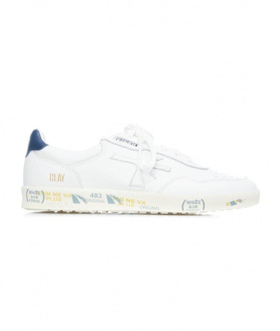 Premiata Sneakers Clay Bianco Wholesale