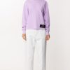 Twin-Set Felpa Con Scollo E Catena Sul Retro Pastel Lilac Online