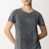 Patrizia Pepe T-Shirt Con Strass Black Wash Online