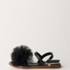 ELISABETTA FRANCHI BAMBINA Sandali Flat Black Best