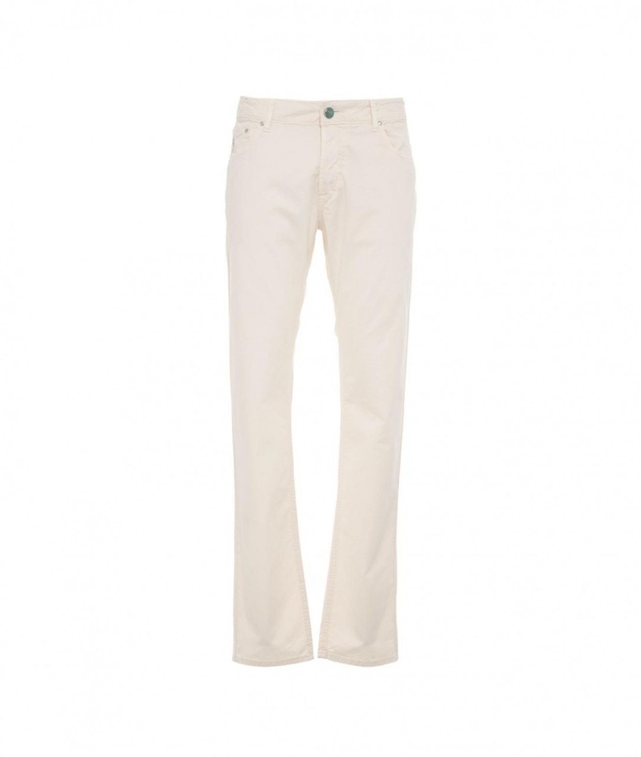 Hand Picked Pantaloni Ravello Crema Best