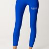 Gaelle Paris Leggins In Lycra Con Logo Bluette Online