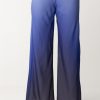 Patrizia Pepe Pantaloni In Chiffon Con Stampa Degrad00E8 Waveprintdegrad Best