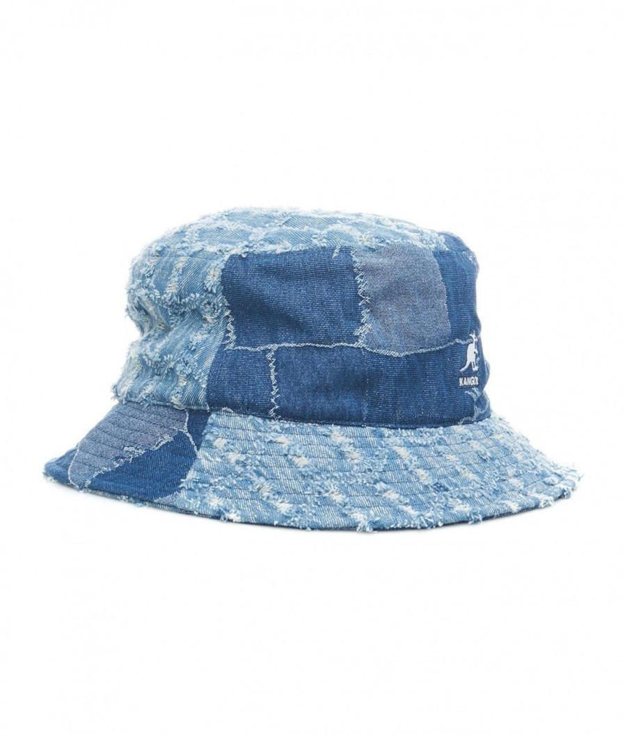 Kangol Bucket Hat Denim Mahup Blu Online