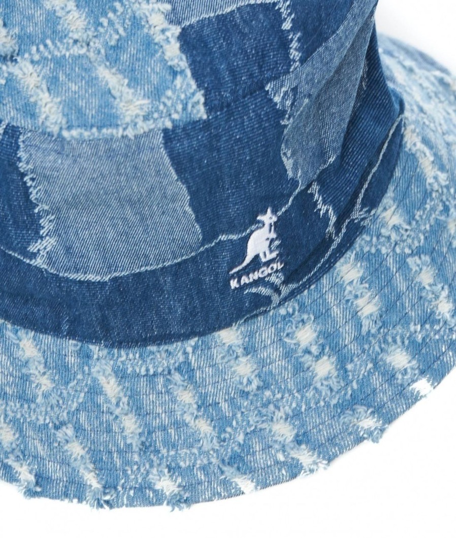 Kangol Bucket Hat Denim Mahup Blu Online