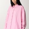 Patrizia Pepe Camicia In Cotone Fresh Pink Hot