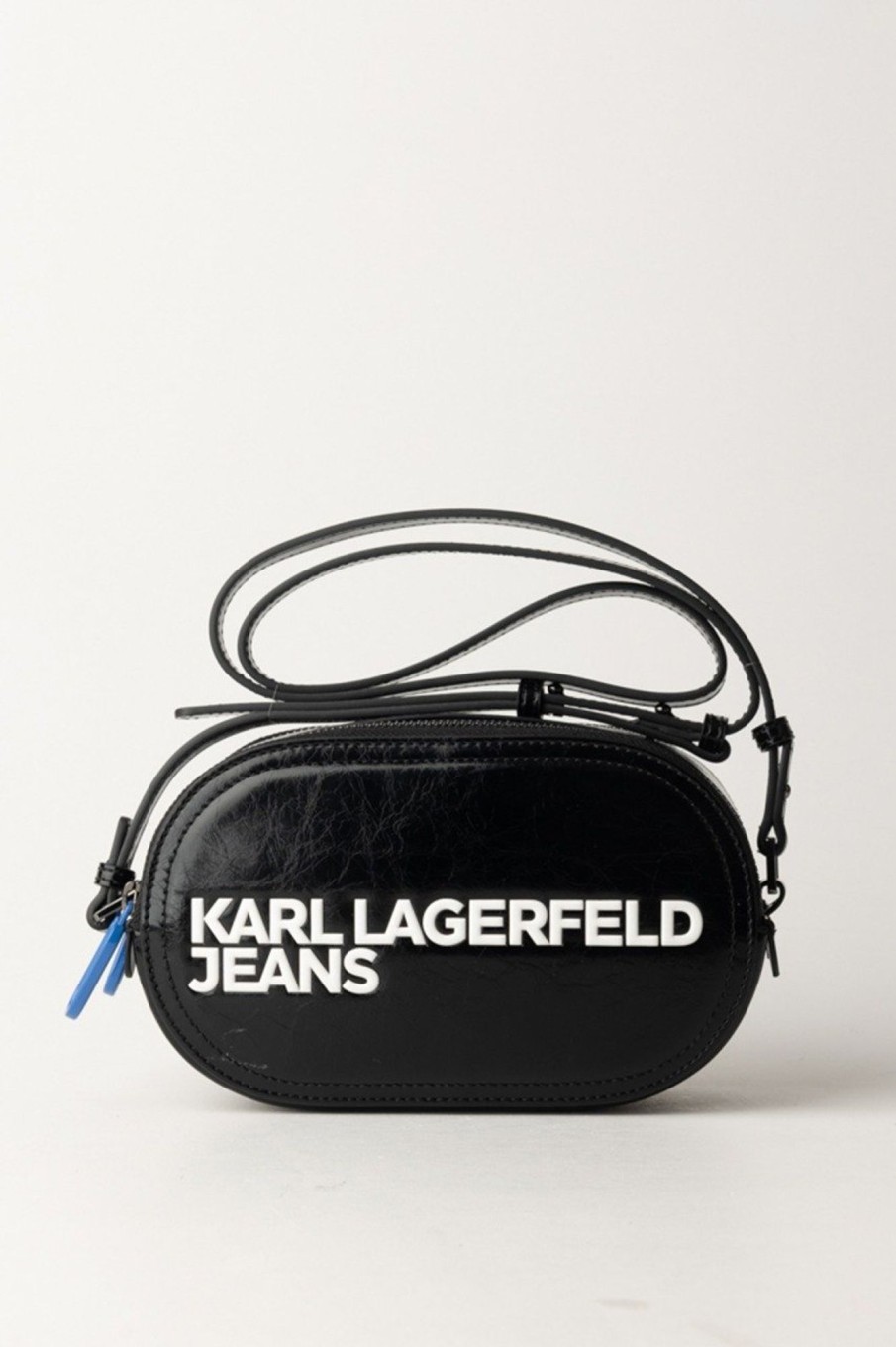 Karl Lagerfeld Camera Bag Con Logo Black Wholesale