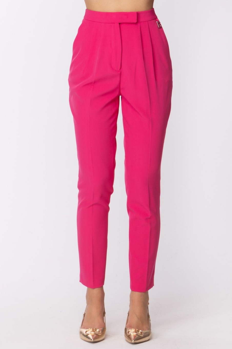 Gaelle Paris Pantaloni Carrot Fucsia Hot