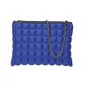 Bprime Pochette Pocket Con Tracolla Catena Bluette Lucido Online