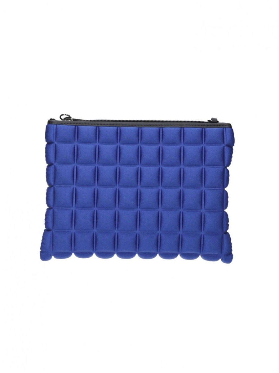 Bprime Pochette Pocket Con Tracolla Catena Bluette Lucido Online