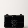 Pinko Love Mini Bag Specchiata Nero Limousine Block Color Hot