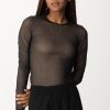 Twin-Set Body In Tulle Plumetis Nero Online