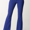 Elisabetta Franchi Pantaloni A Zampa In Crepe Blue Indaco Wholesale