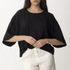 Pinko Blusa Over In Twill Di Viscosa Nero Limousine Clearance